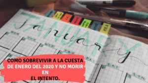 Como sobrevivir a la cuesta de enero del 2020 y no morir en el intento. -Financiero Millennial