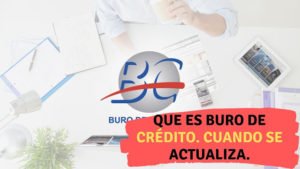 Que es Buro de crédito. Cuando se actualiza.