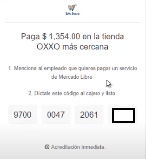 Descargamos la orden de pago de mercado libre para pagar en oxxo