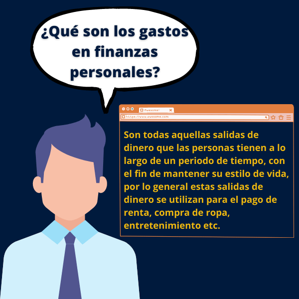 Definición gastos en finanzas personales