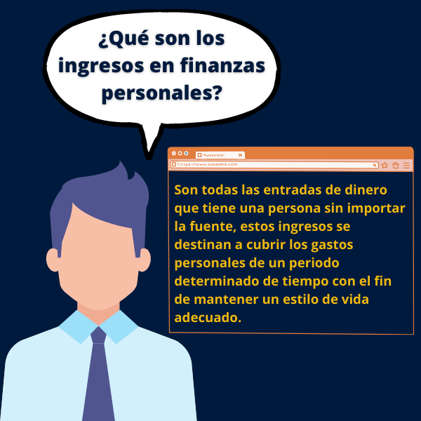 Definición de ingresos en finanzas personales