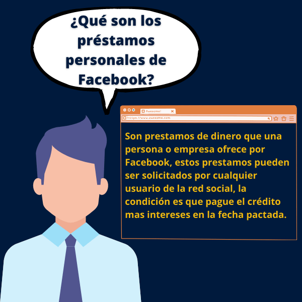 En esta imagen te decimos que son los prestamos de Facebook 