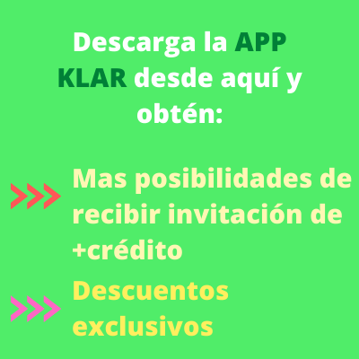 En esta imagen decimos cuales son los beneficios de descargar la aplicación de KLAR