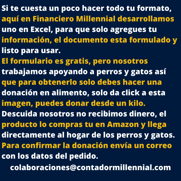 Como obtener un formato en excel.