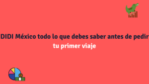 DIDI México todo lo que debes saber antes de pedir tu primer viaje