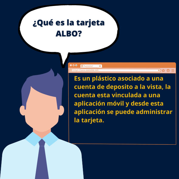 Es un plástico asociado a una cuenta de deposito a la vista, la cuenta esta vinculada a una aplicación móvil y desde esta aplicación se puede administrar la tarjeta.