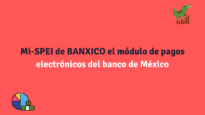 Mi-SPEI de BANXICO el módulo de pagos electrónicos del banco de México