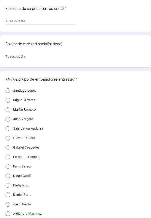 formulario para ser pionero en Kwai México 2