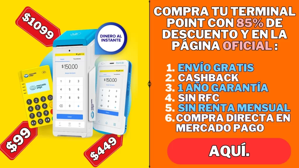 Terminales Point con descuento en la página oficial de Mercado Pago Terminales Point con descuento en la página oficial de Mercado Pago