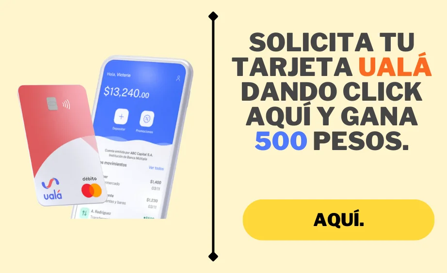 Solicita tu tarjeta ualá