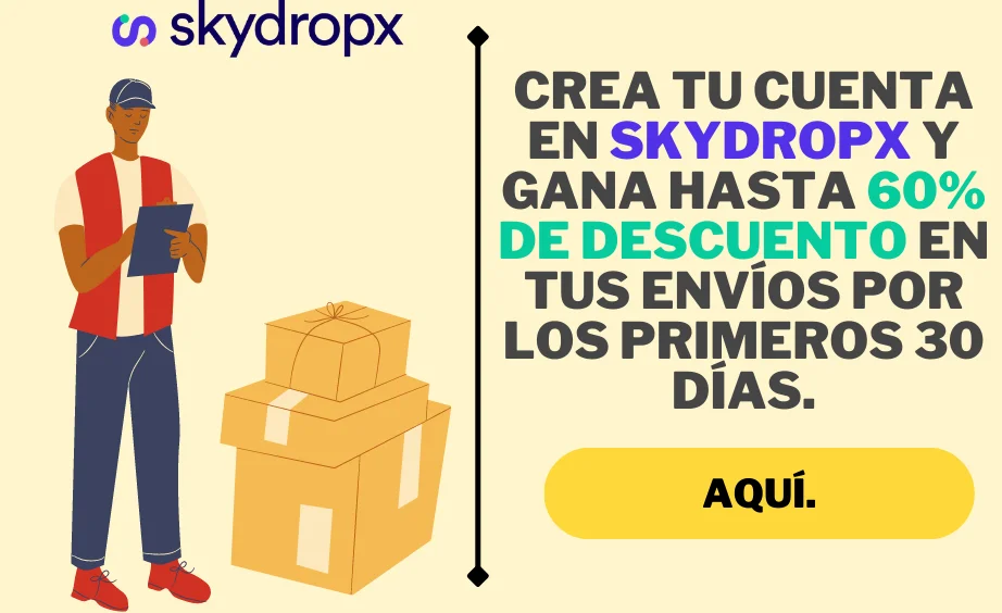Crea tu cuenta en skydropx