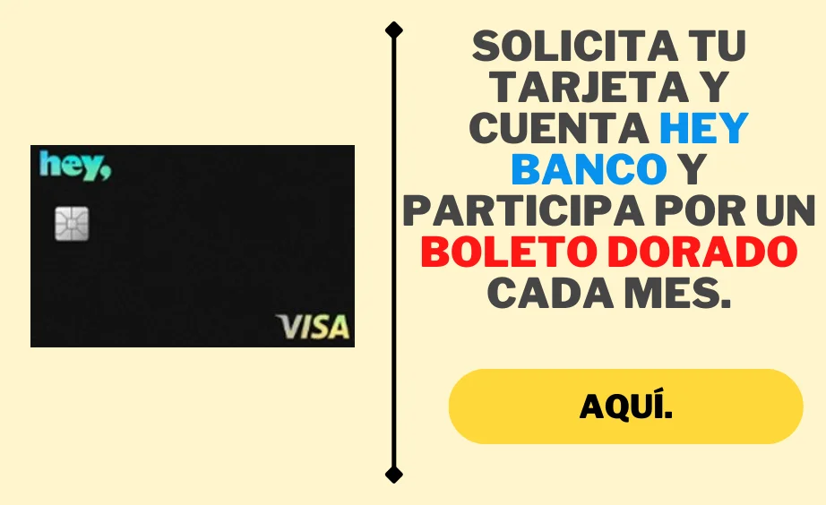 Tarjeta y cuenta Hey Banco