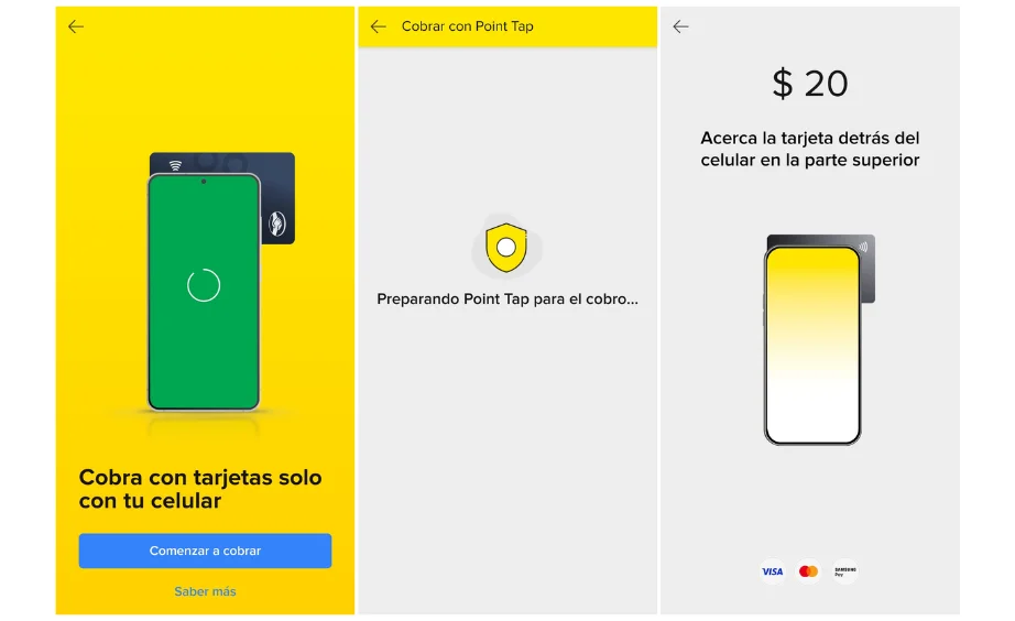 Funcionamiento del Point Tap de Mercado Pago Funcionamiento del Point Tap de Mercado Pago