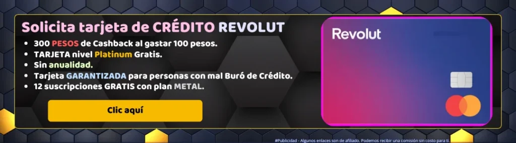 Referidos Tarjeta de crédito Revolut