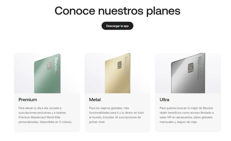 Planes Premium de Revolut