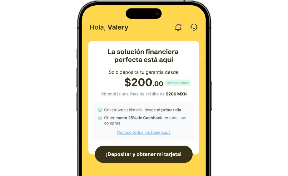 Garantía de la tarjeta de crédito garantizada de SUFINC